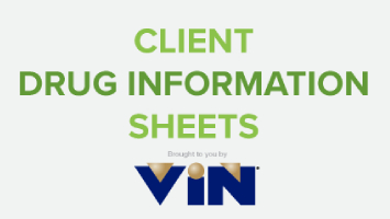 VIN Client Drug Information Sheets Banner